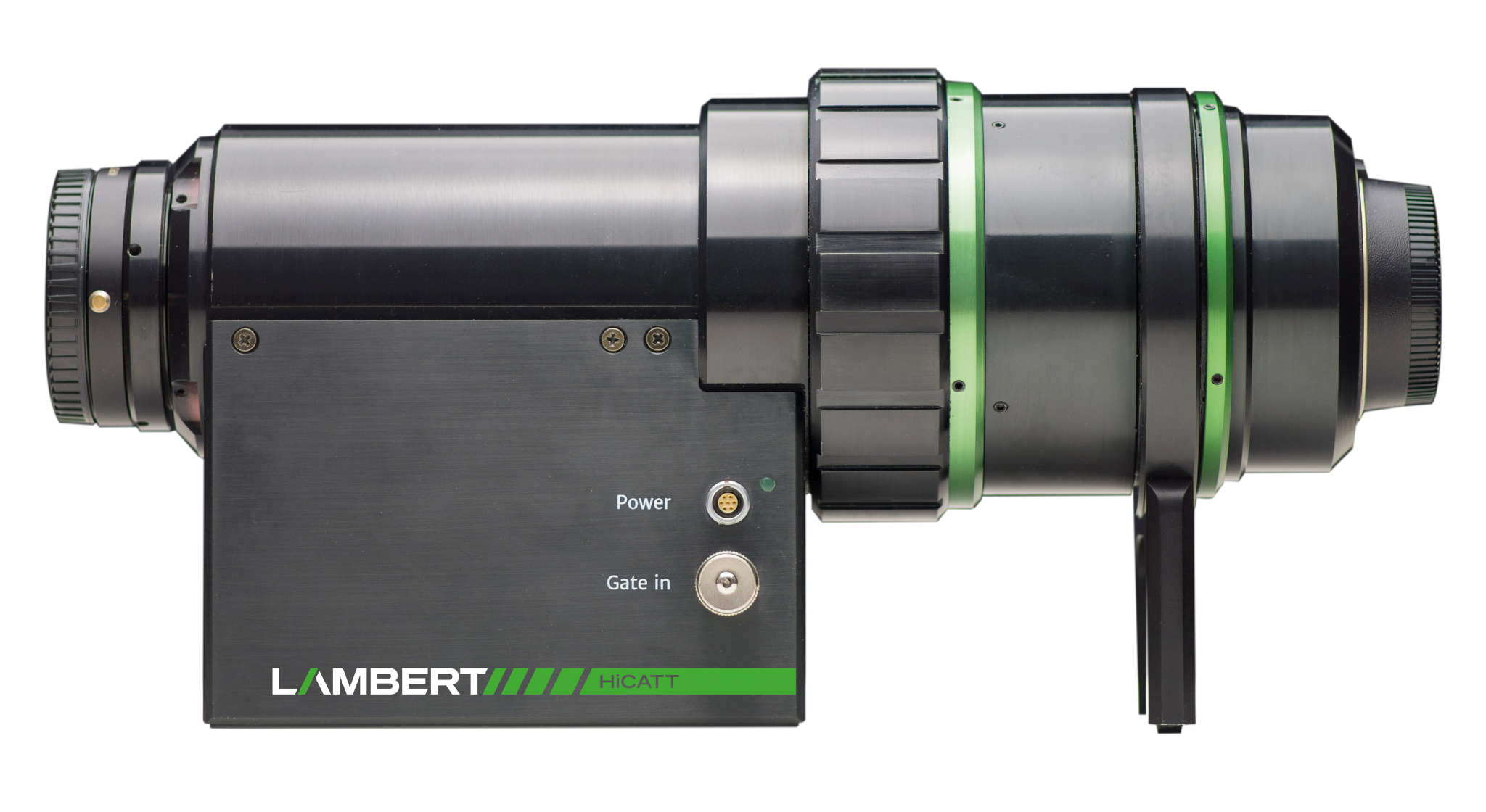 HiCATT High-speed camera attachment for intensified imaging